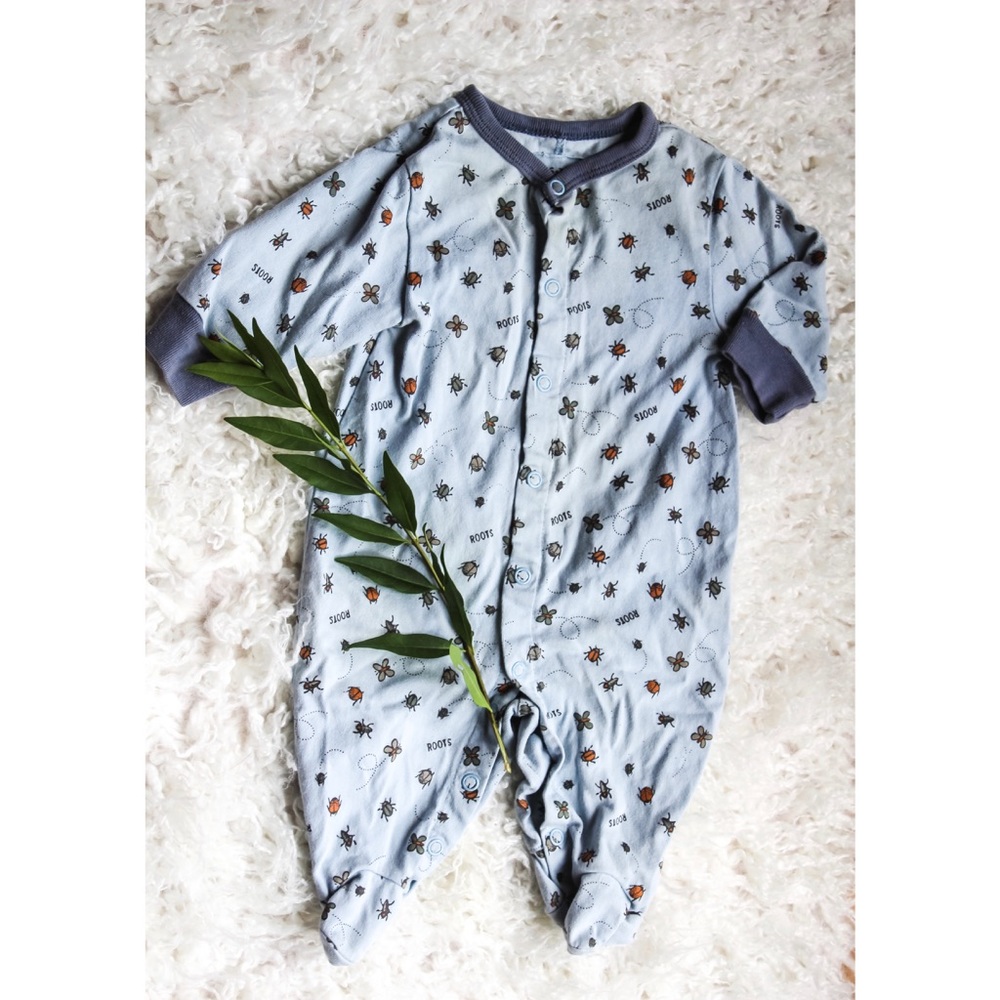 3 for $20 | Roots bug print footed sleeper
